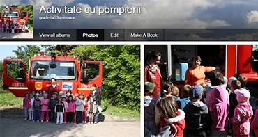 Activitate cu pompierii